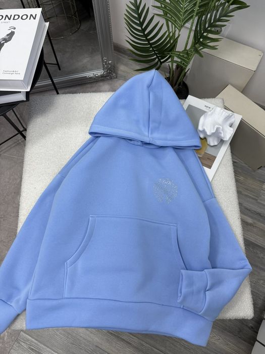 Худі на флісі оверсайз