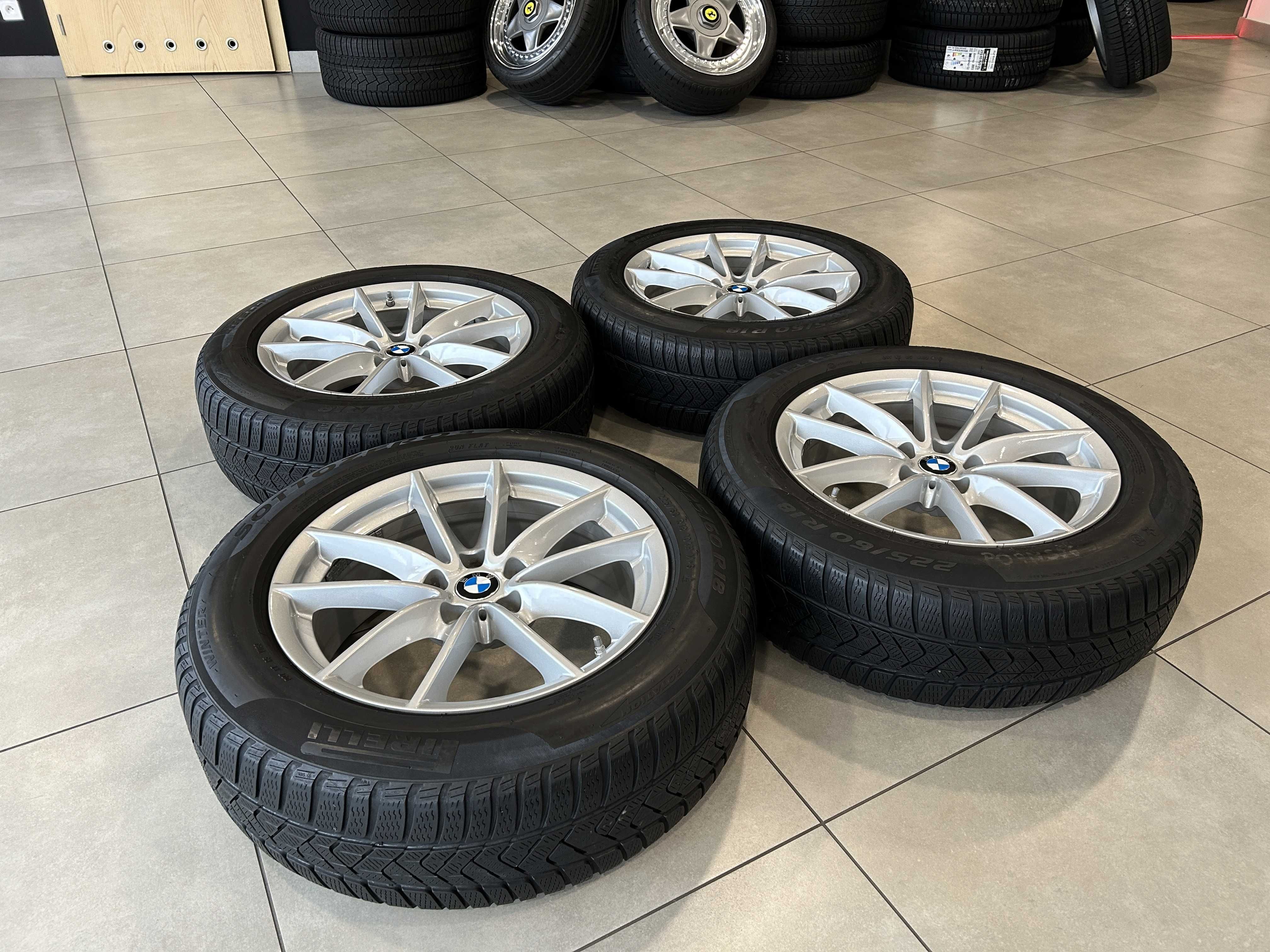 całe koła Felgi 18' BMW X3 X4 G01 G02 225/60R18 ZIMA Pirelli Runflat