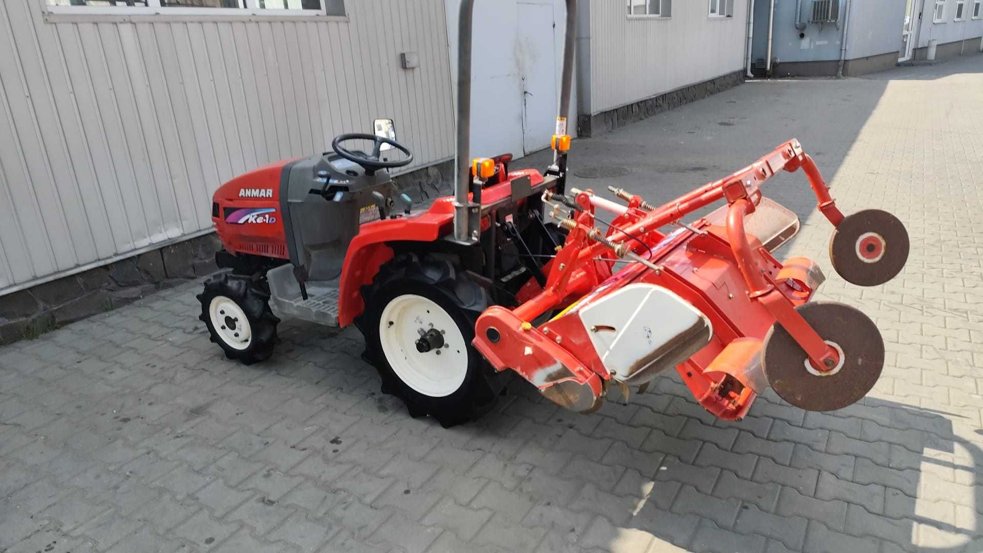 Japoński traktorek Yanmar KE 1 z glebogryzarką 4x4 12 km