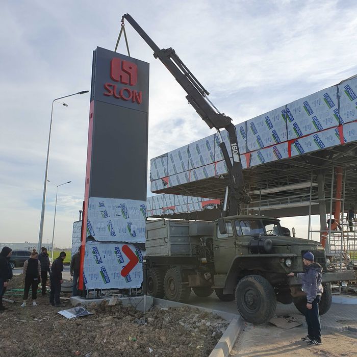 Кран-маніпулятор, Автокран 17 метрів 20 тон негабаритний вантаж