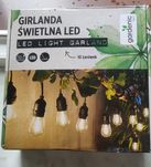 Girlanda świetlna LED 5.5 m/10 żarówek Ogród Balkon Wodoodporne