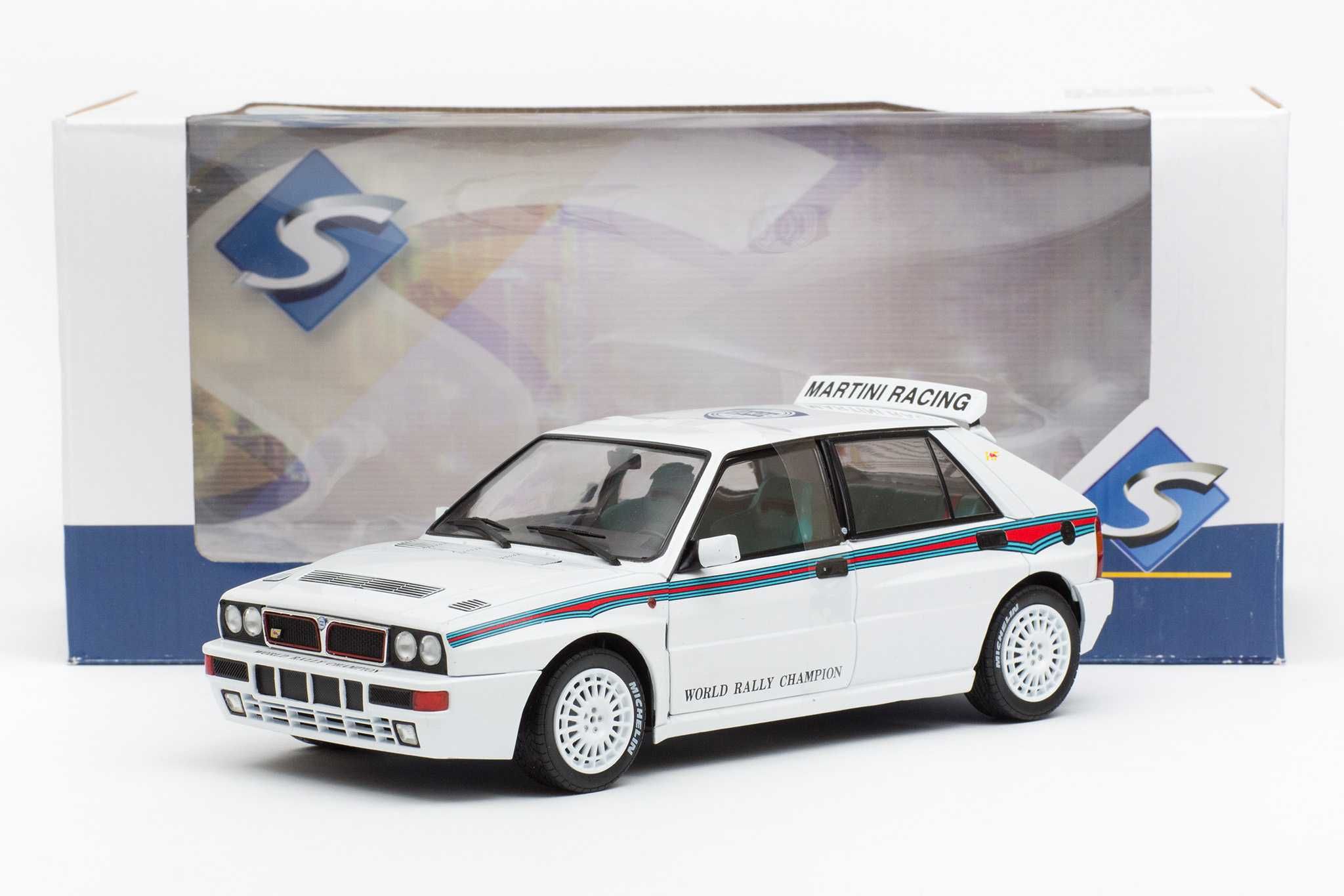 1992 Lancia Delta HF Integrale Evo 1 Martini 6 White Solido 1:18