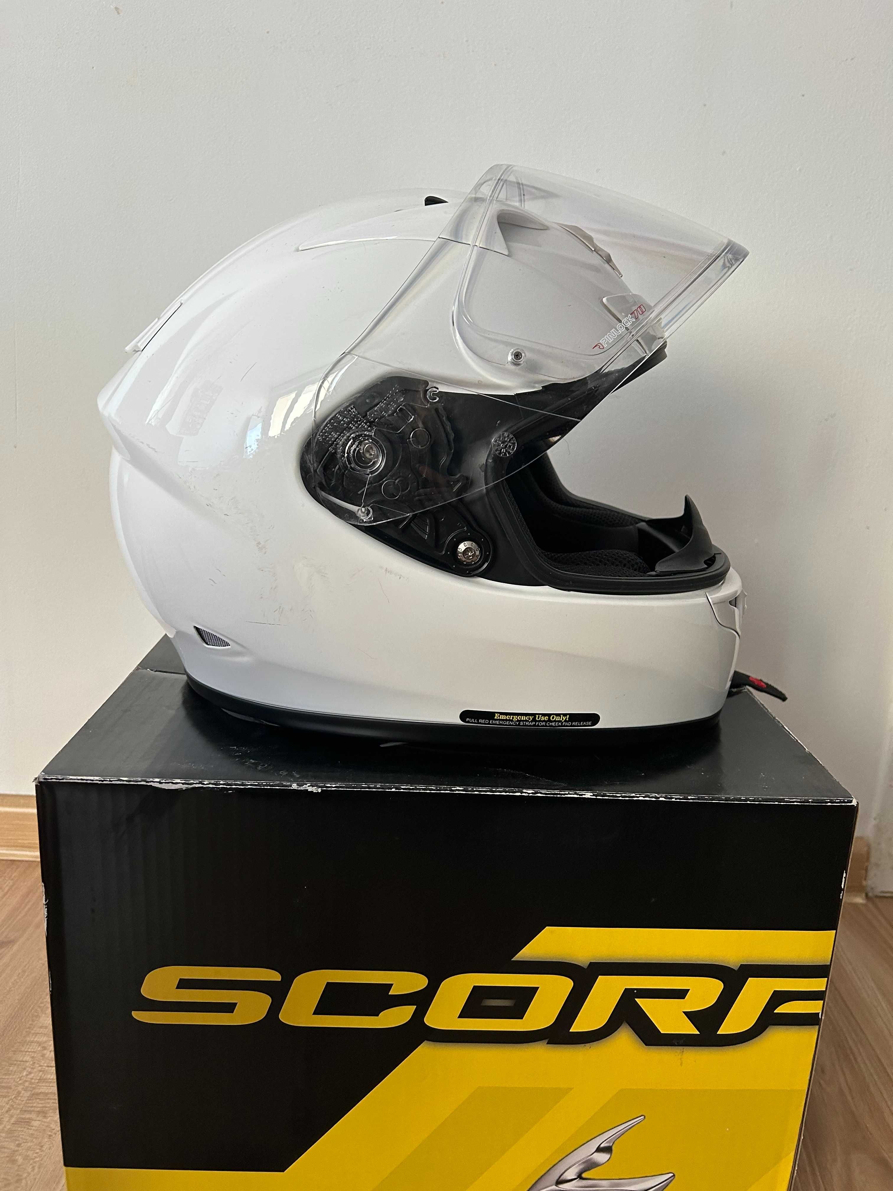 kask motocyklowy Scorpion EXO 710 AIR SOLID biały rozmiar M