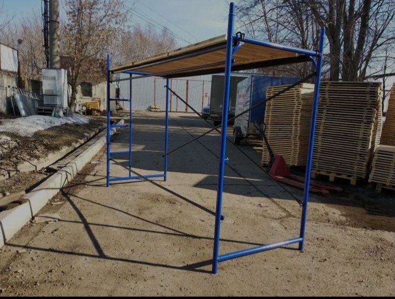 Строительные леса 2 на 3 метра сборные разборные наборные облегчённые