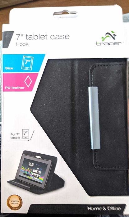 Etui na Tablet Tracer 7" Hook czarne na magnes - nowe!