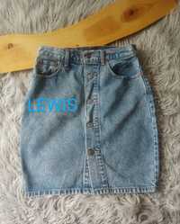 Spódnica jeansowa ołówkowa LEWIS r.26