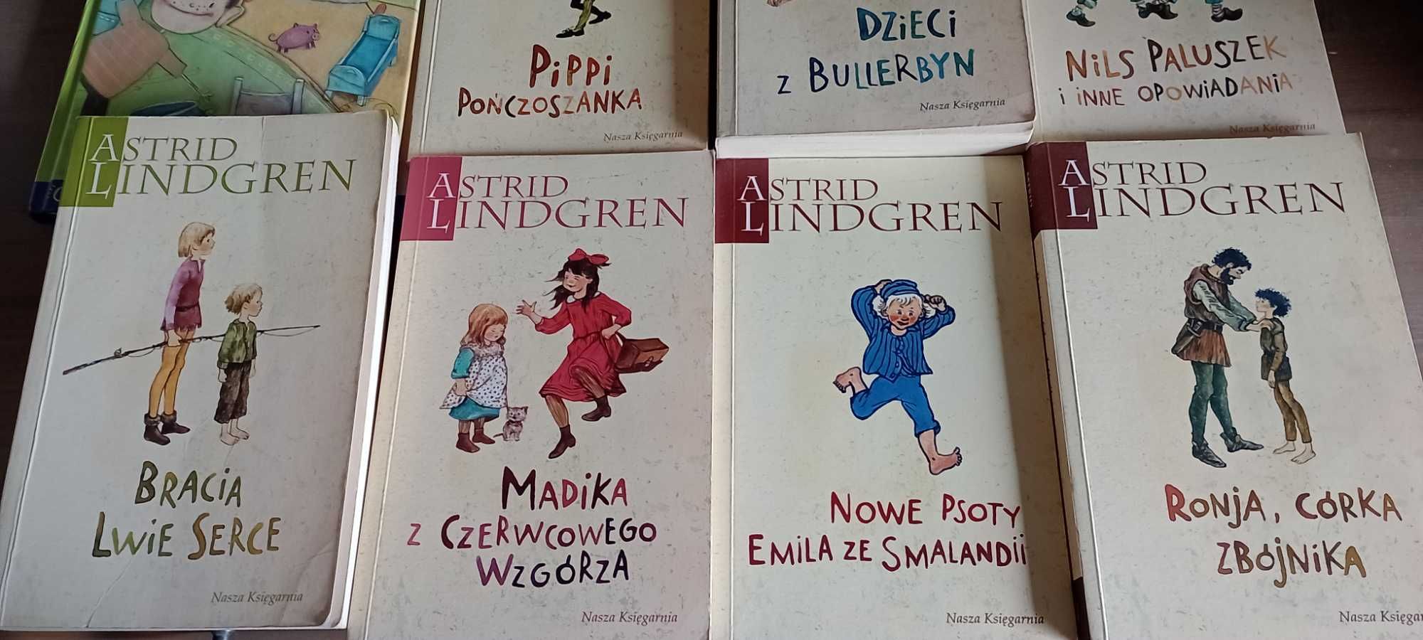 A.Lindgren x 9 Dzieci z Bullerbyn,Pippi,Ronja,Emil,Bracia i inne