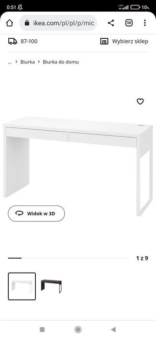 Biuro IKEA micke
