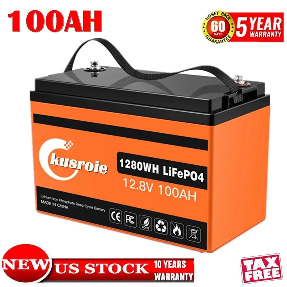 LiFePO4 eco-worthy акумулятор 12v 100ah