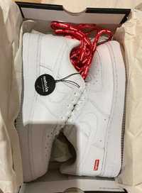 Nike Air Force 1 Low Supreme White EU 42