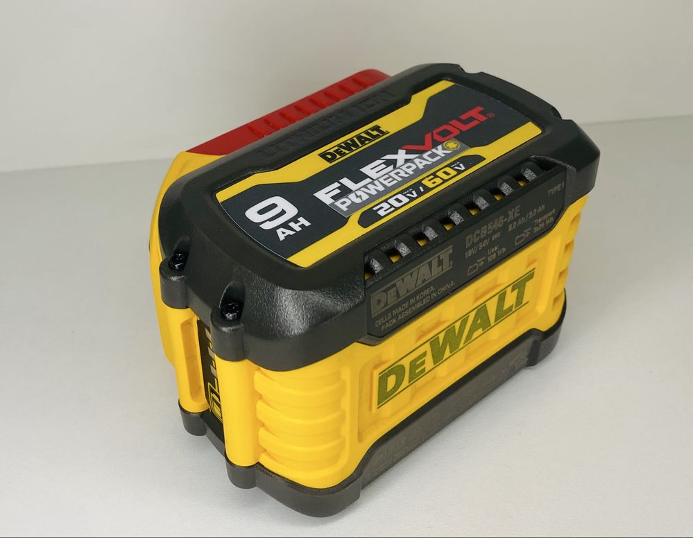 Акумулятор Dewalt FlexVolt PowerPack XR 18v/20v 54v/60v 9ah (9000mah)