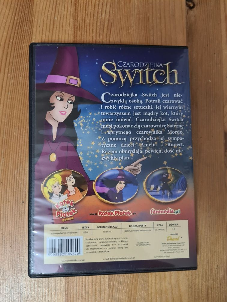 Czarodziejka Switch bajka płyta dvd