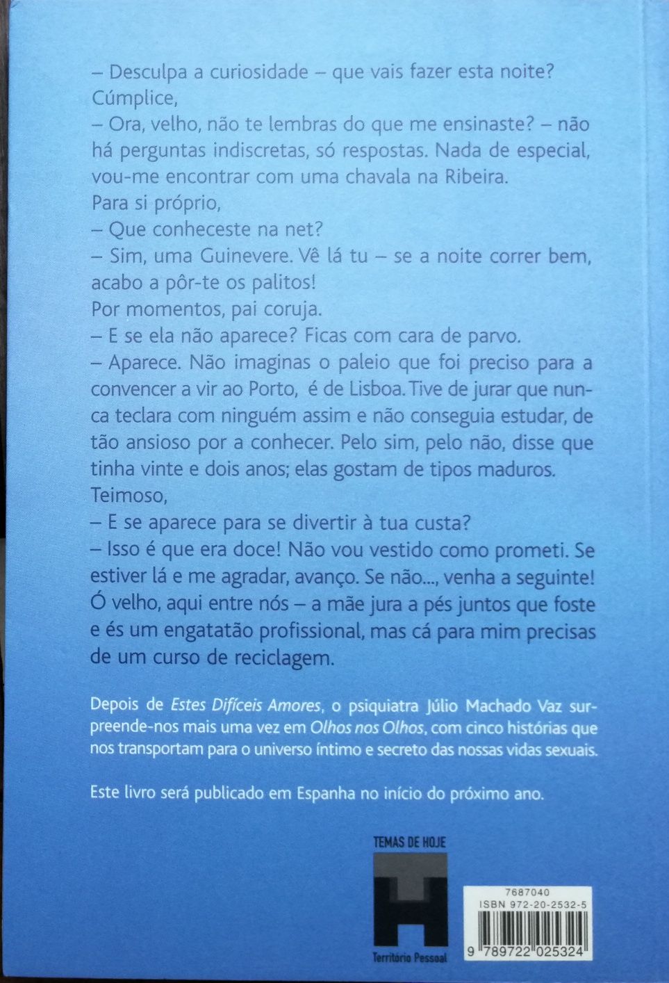 Livro "Olhos nos Olhos", Júlio Machado Vaz