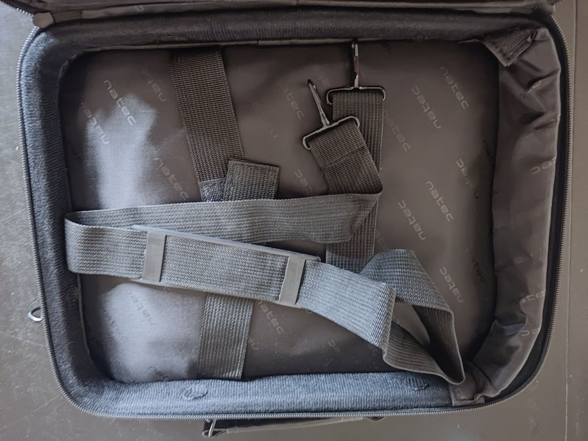 Natec czarna torba na laptopa do 14 cali, torba na dokumenty