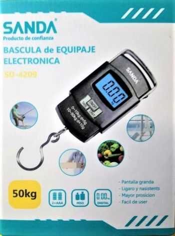 Balança digital portátil de bagagem, alimentos, etc. até 50 Kg