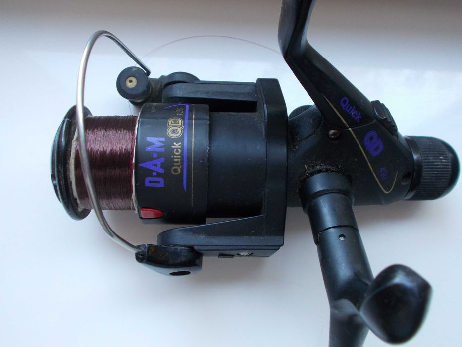 Kołowrotki 3 sztuki . 2 DAM,1 SHIMANO