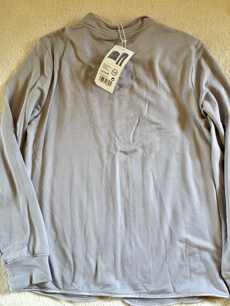 Bluza dresowa jasna wrzosowa liliowa Tchibo S/M nowa z modalu