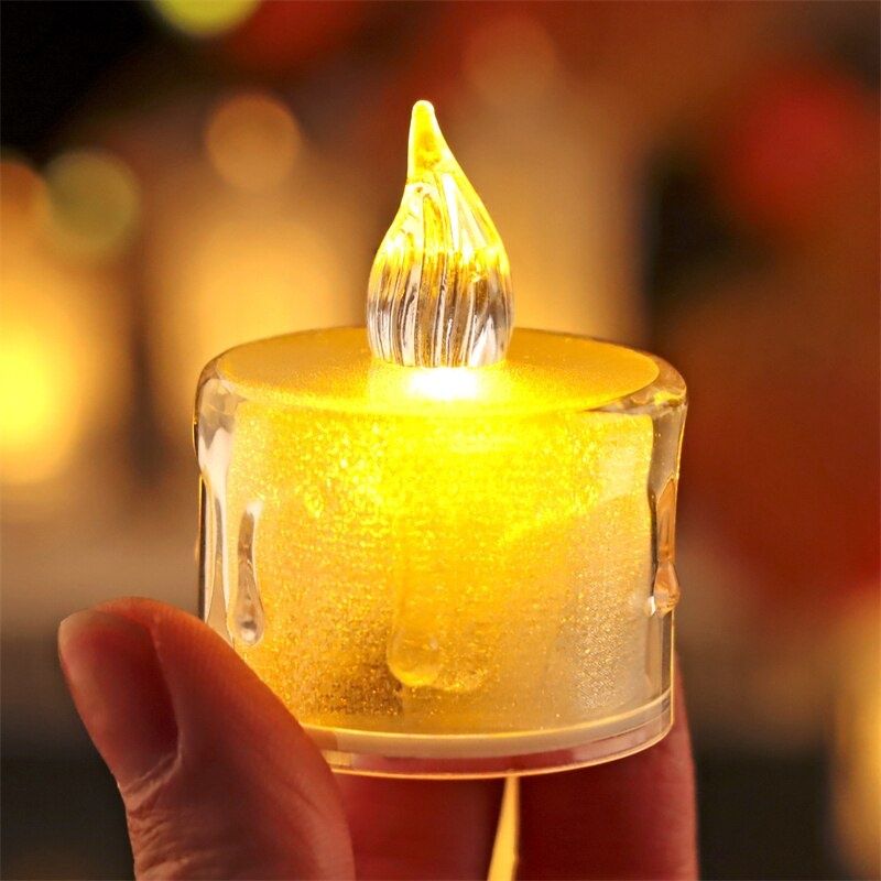 Свічка декоративна світлодіодна LED 5 см (пластик)