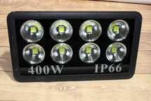 Naświetlacz LED 400W IP66 56.000 lumenów 8xCOB Reflektor Lampa Halogen