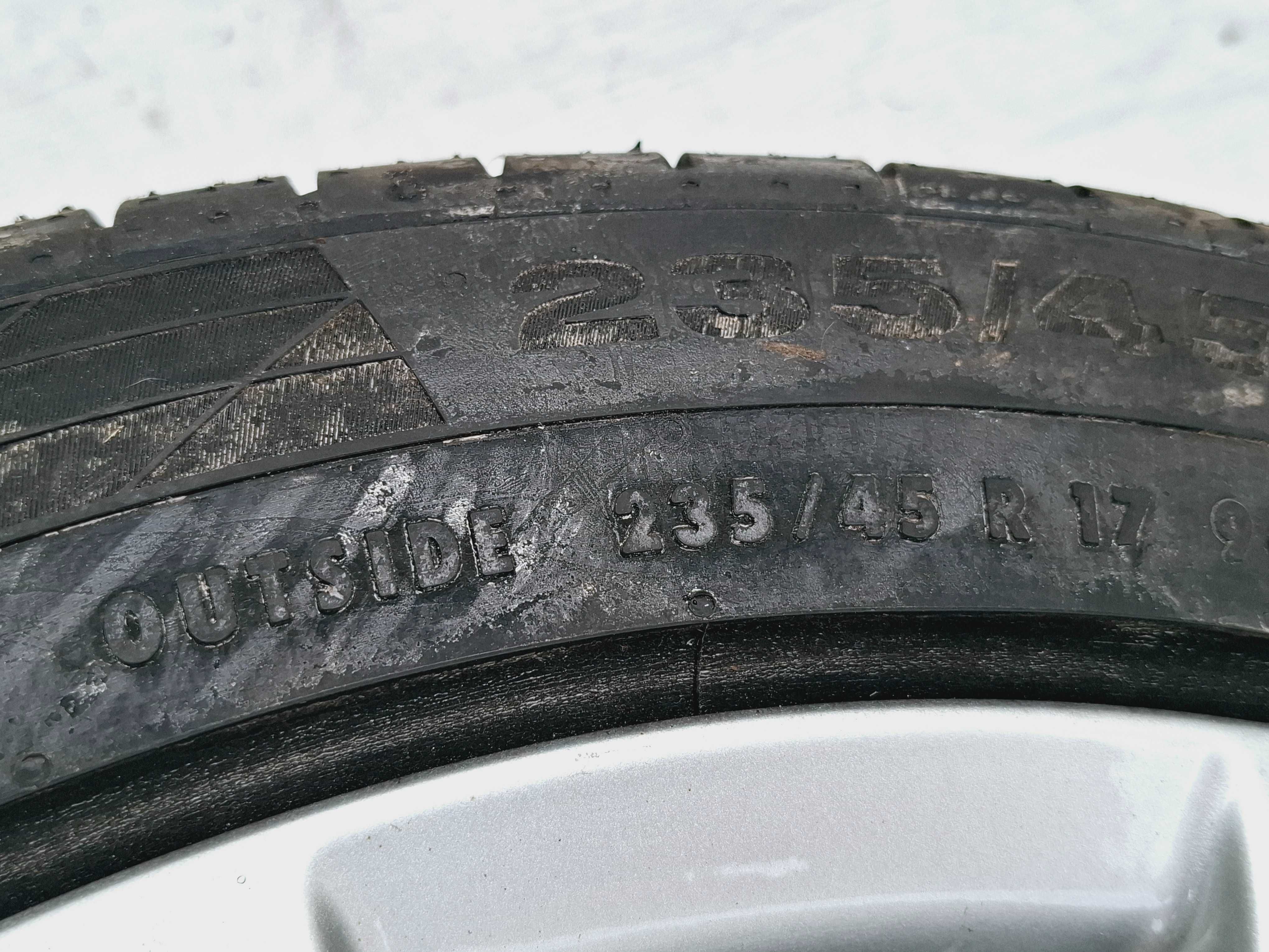 zapas koło zapasowe aluminiowe vw passat b6 b7 cc lift 235/45r17 nowe