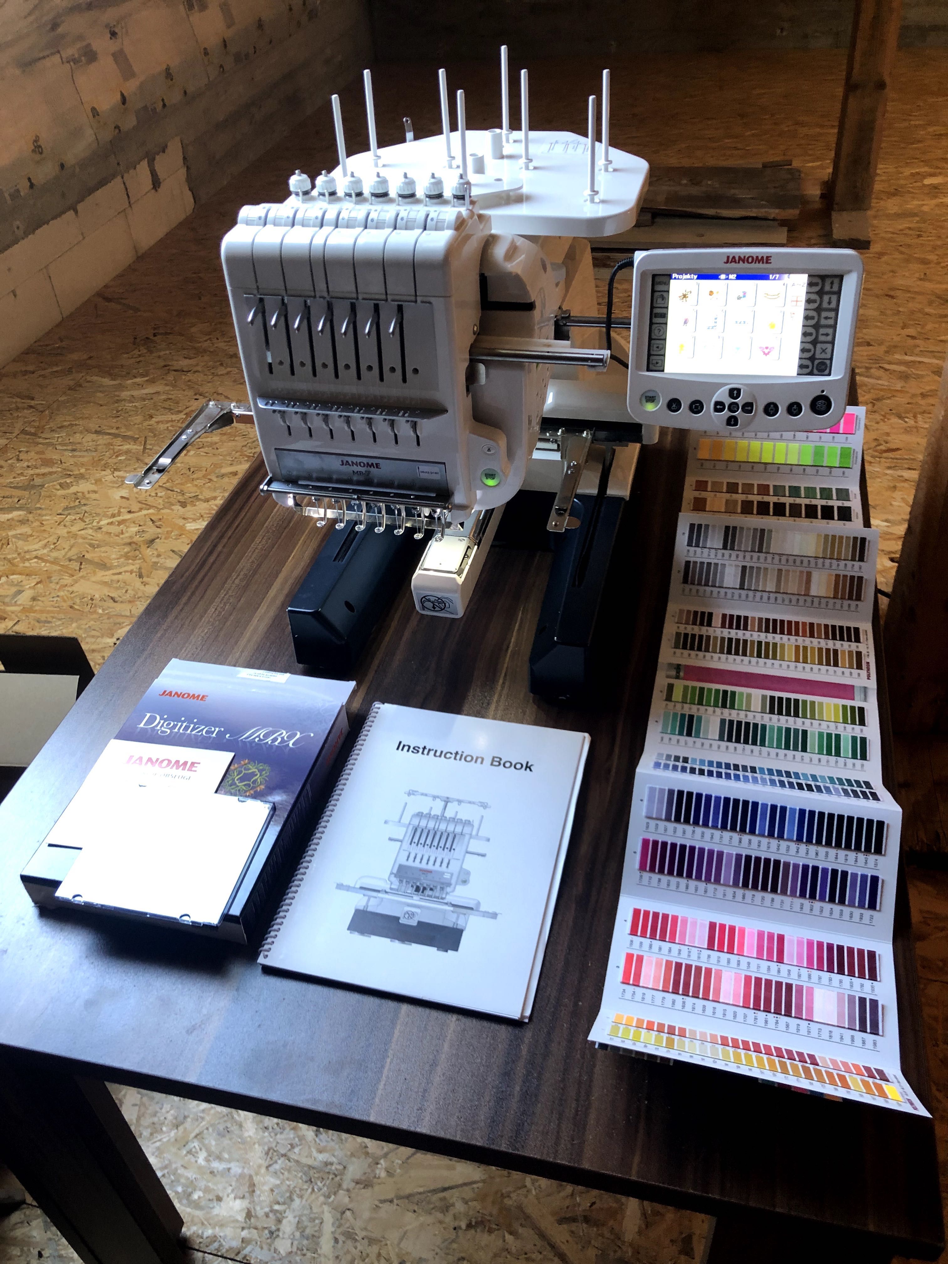 Hafciarka  Janome MB-7 + Program DIGITIZER MBX