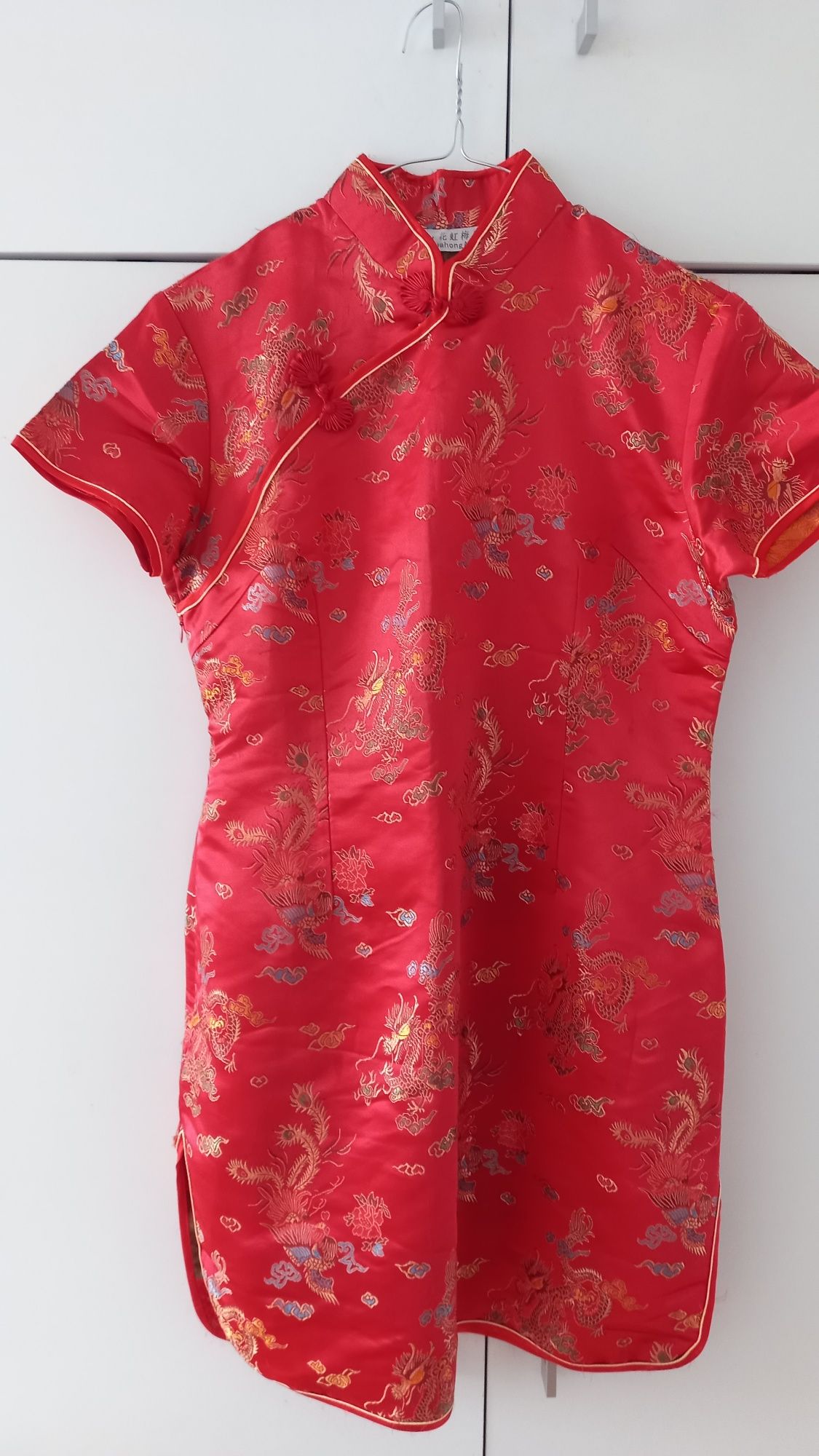 Платье в китайском стиле женское