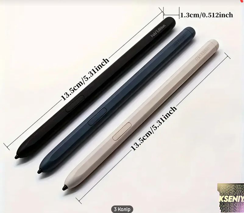 Стилус S Pen с запасками и без Samsung Z Fold6/Fold5/Fold4/Fold