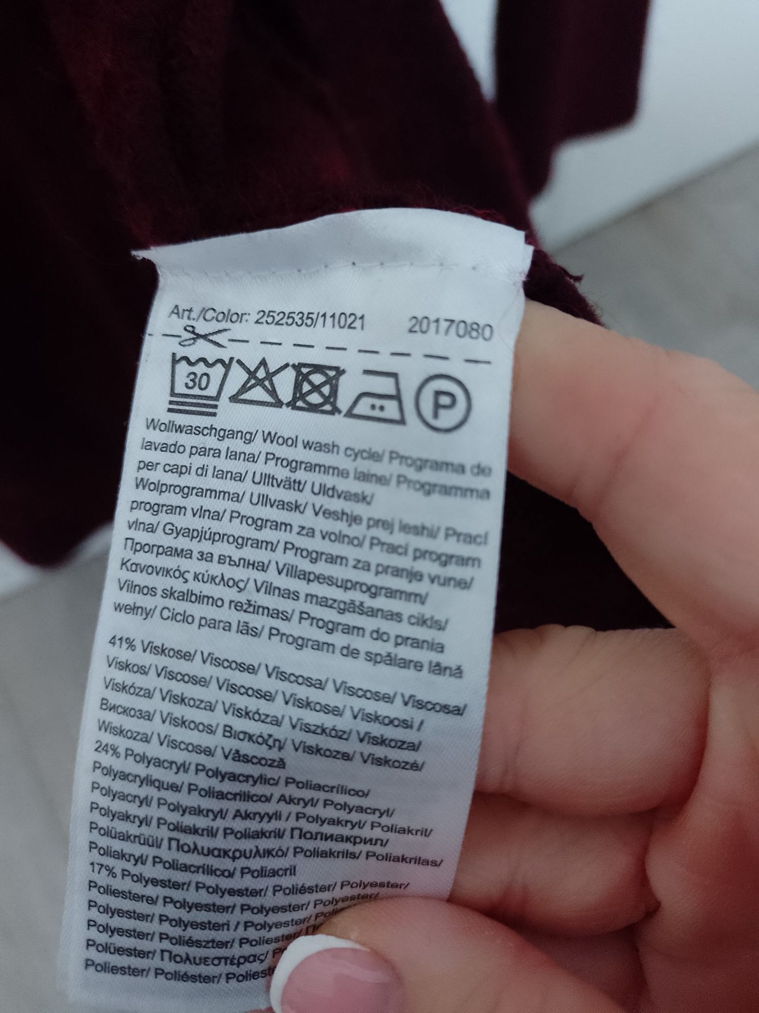 Street one sweter z kapturem dzianinowy damski roz L