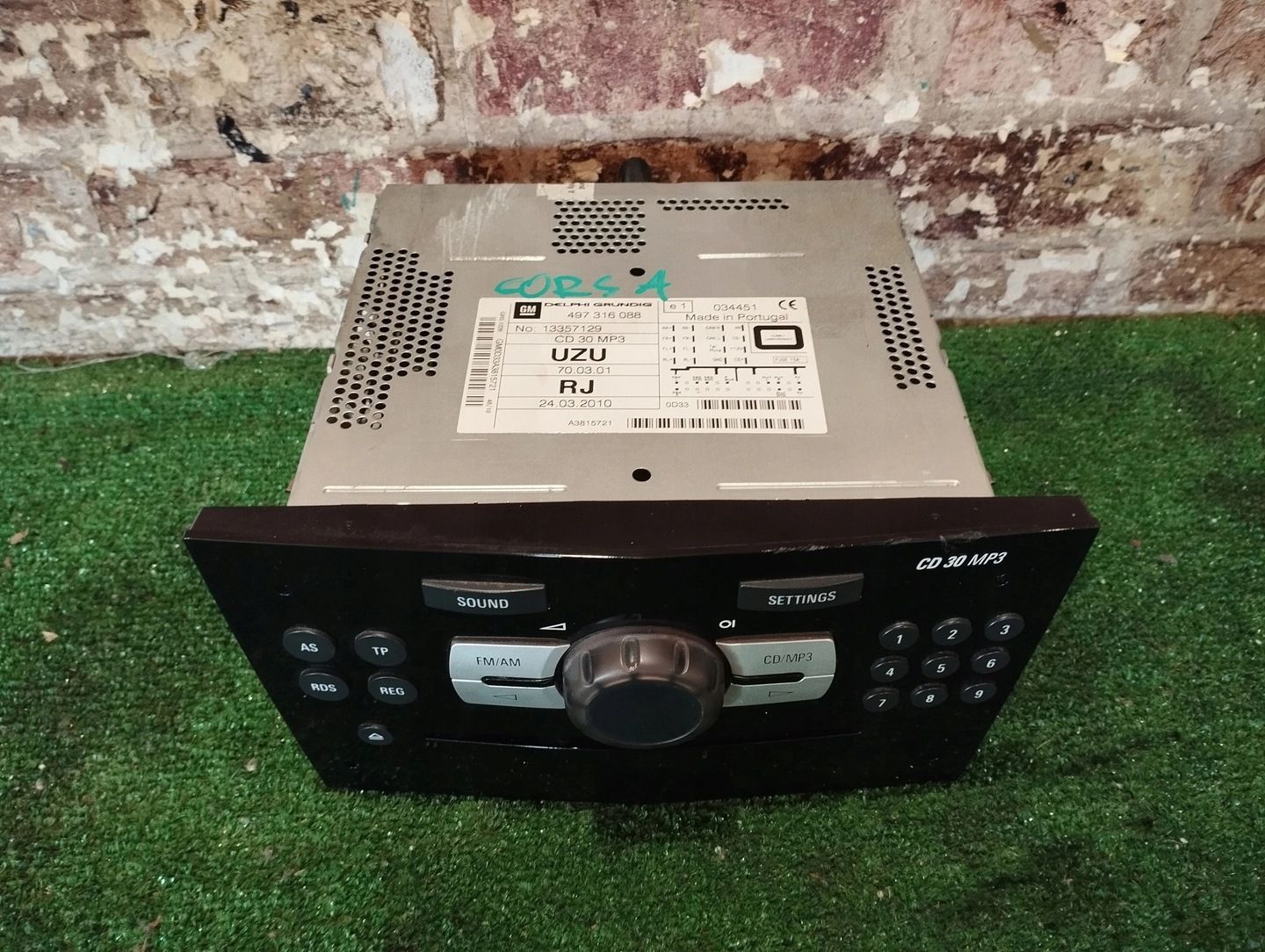 Radio CD Panel Opel Corsa D