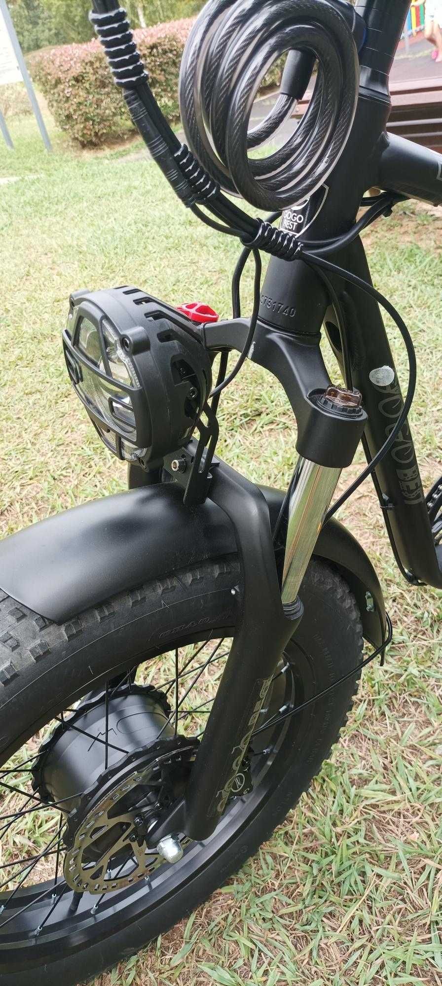 NOVA - Bicicleta eletrica 2000w dois lugares travões disco hidraulicos