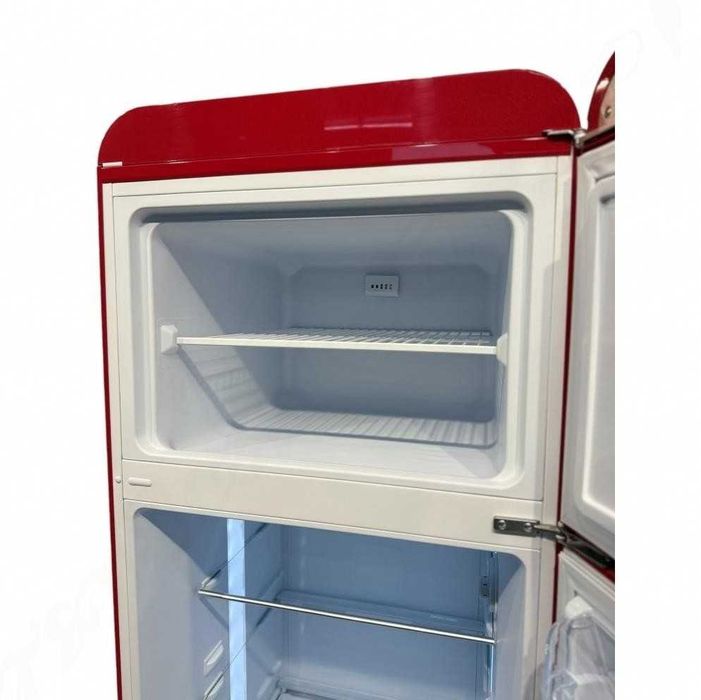 SMEG / СМЕГ Холодильник FAB30RRD5, ретро, 2-кам. червоний, 60 см