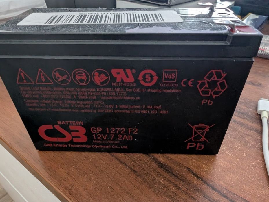 Bateria do upsa APC 12v7.2ah