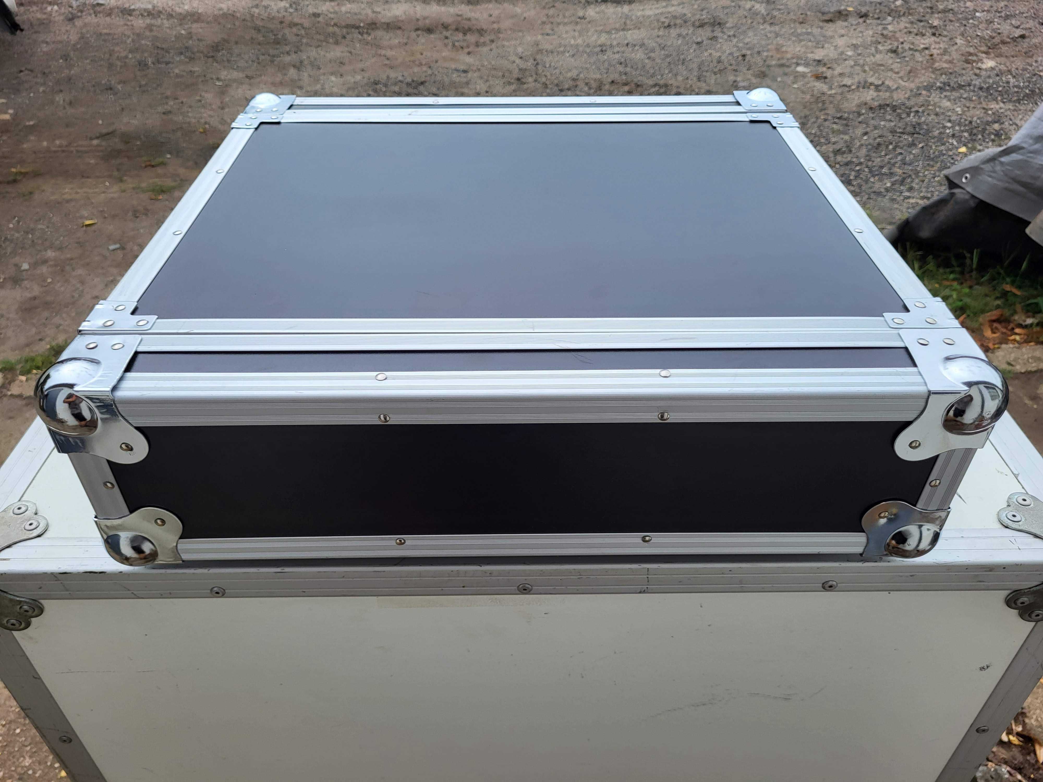 RACK 2U 1x szyna 39cm do klapy case  flightcase, kejs FAKTURA 2