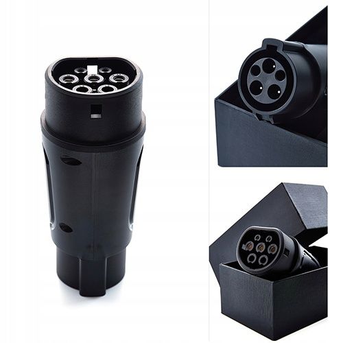 Adapter do ładowania samochodów EV Typ 1 na Typ 2 connector
