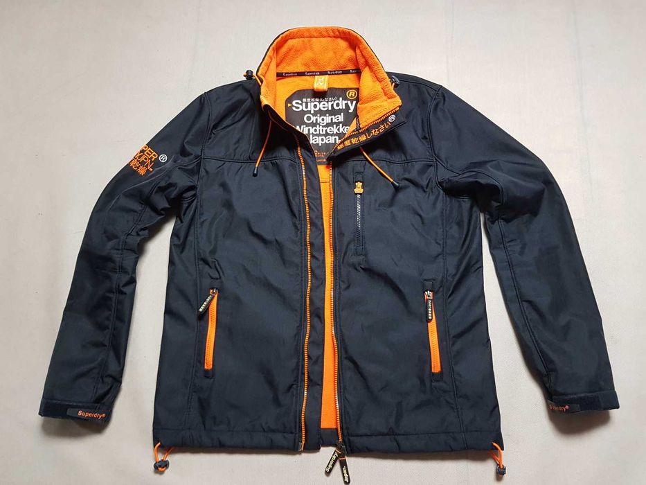 SUPERDRY Windtrekker - Męska Kurtka Softshell roz. XL (L) Ideał _ ^