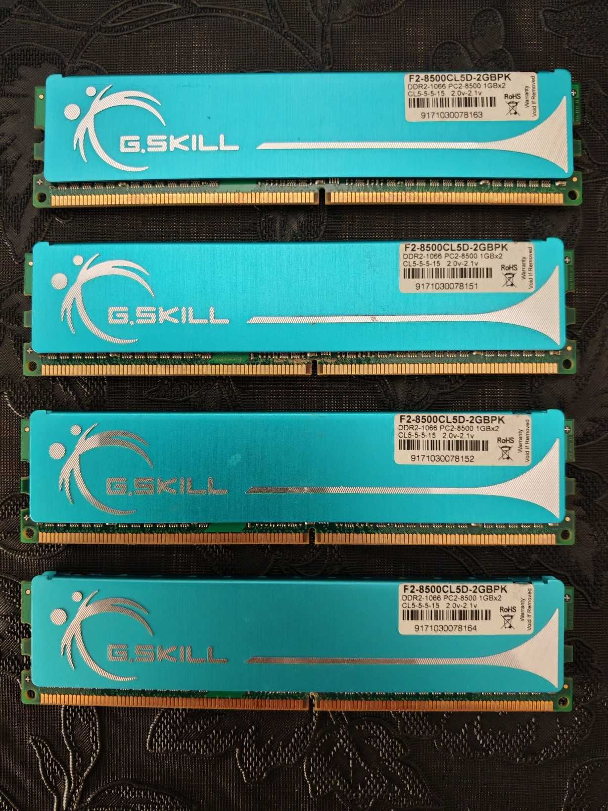 Memórias DDR 2 G. Skill