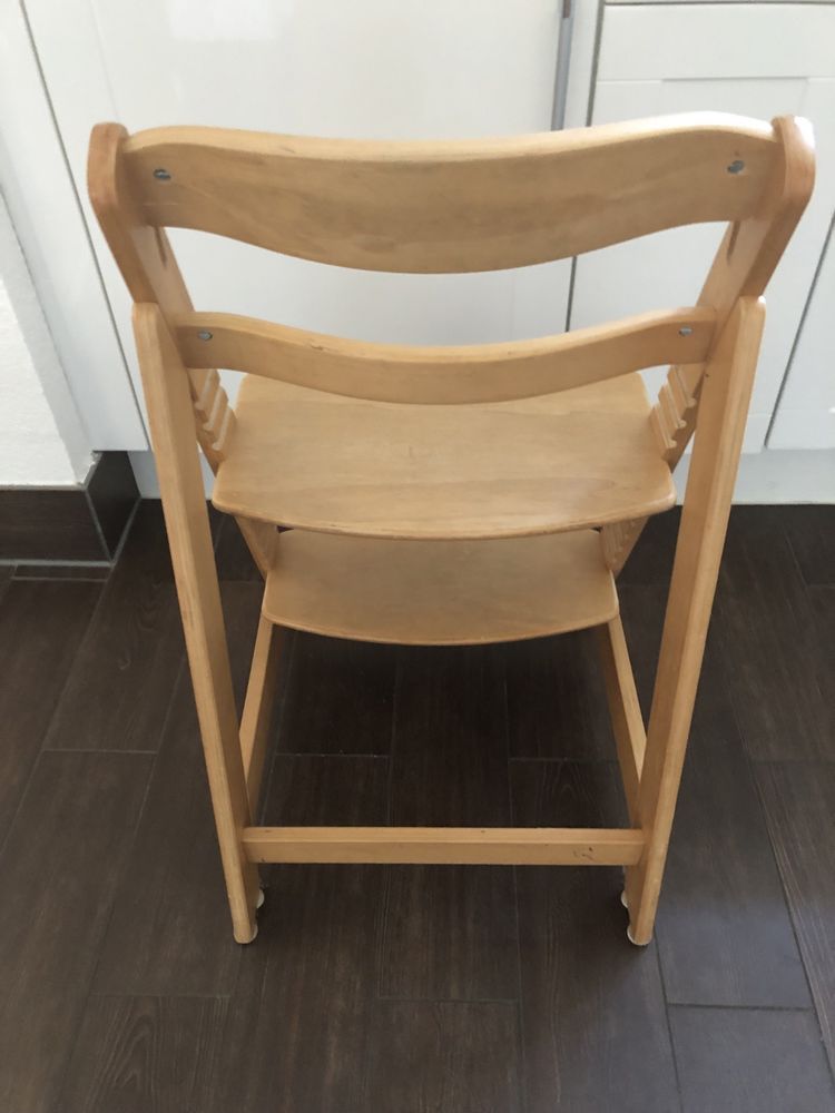 Krzesło drewniane krzeselko dla dzieci Roba Timba Kinderkraft