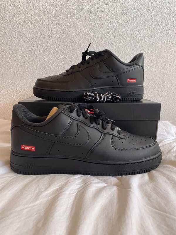 Nike Air Force 1 Low Supreme Black nowe rozmiary.42
