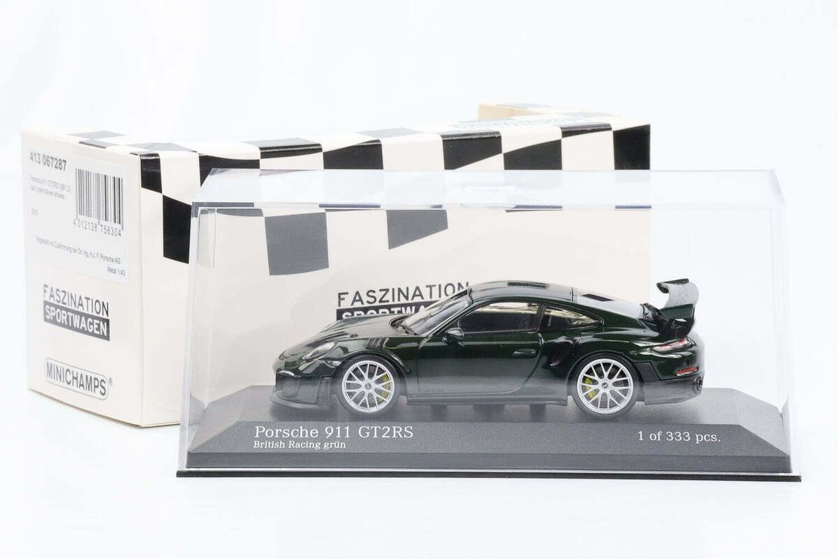 Minichamps 1:43 porsche 911 GT2 RS 2018 (verde)