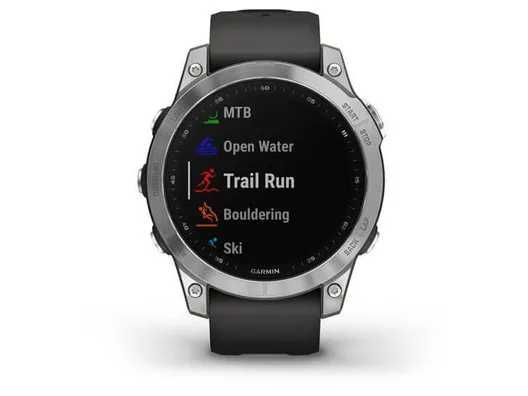 Garmin Fenix 7 Silver with Graphite Band