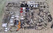 Yamaha VIRAGO XV 125/250 lampa osłona set kolektor lustro zacisk