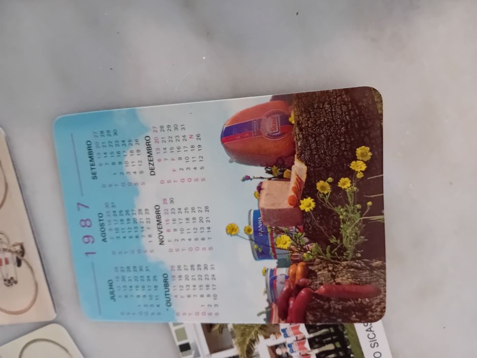 Conjunto de 12 Calendários Antigos Sicasal
