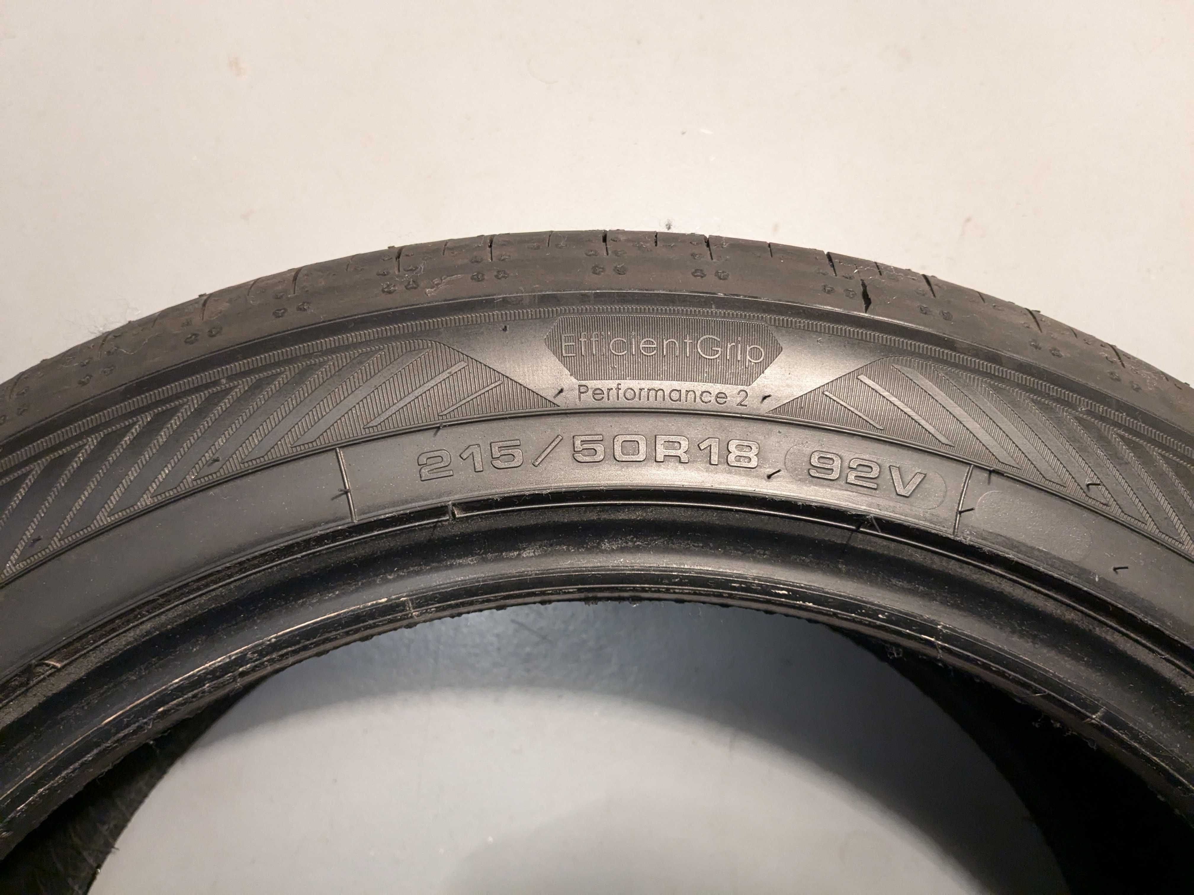 4 szt. - 215/50 R18 92 V - Goodyear Efficientgrip Performance 2