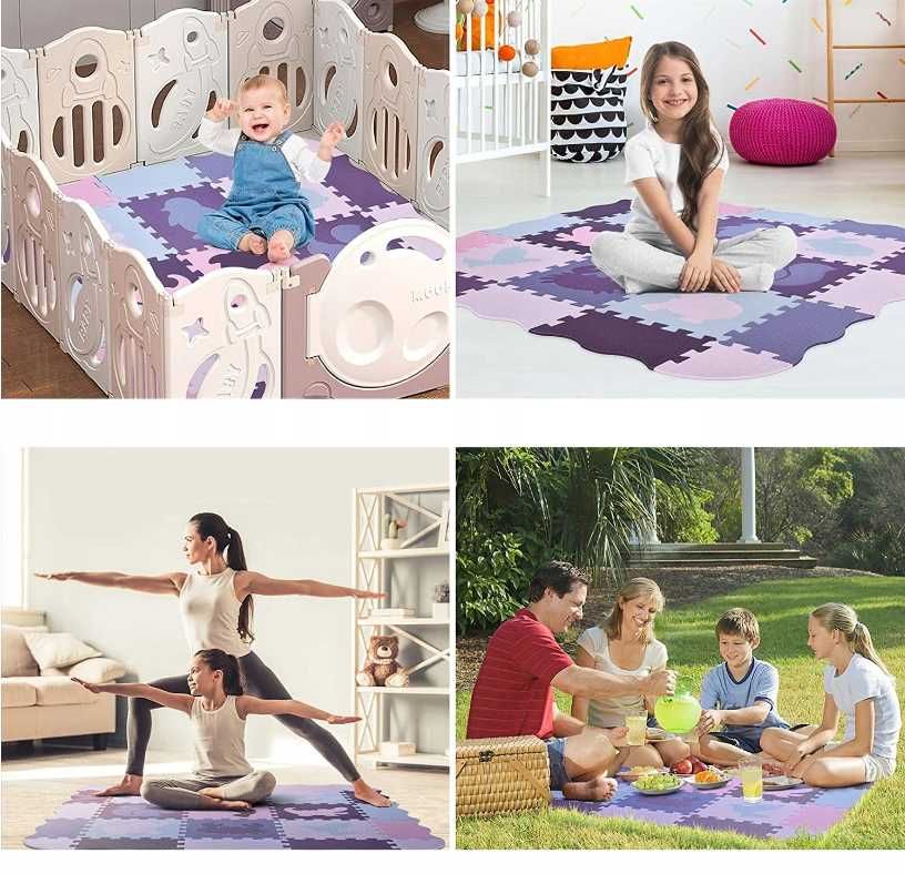 Mata Piankowa Puzzle 25 Elementów Edukacyjna Składana Kojec (PROMOCJA)