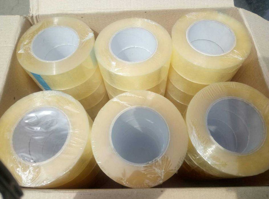 Скотч пакувальний 500м, міцний, не рветься, не слоїться