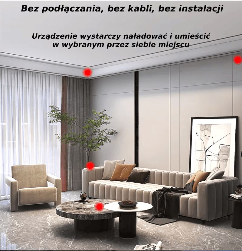 Ukryta MINI KAMERA WIFI podgląd na żywo detekcja DO 10 DNI PRACY