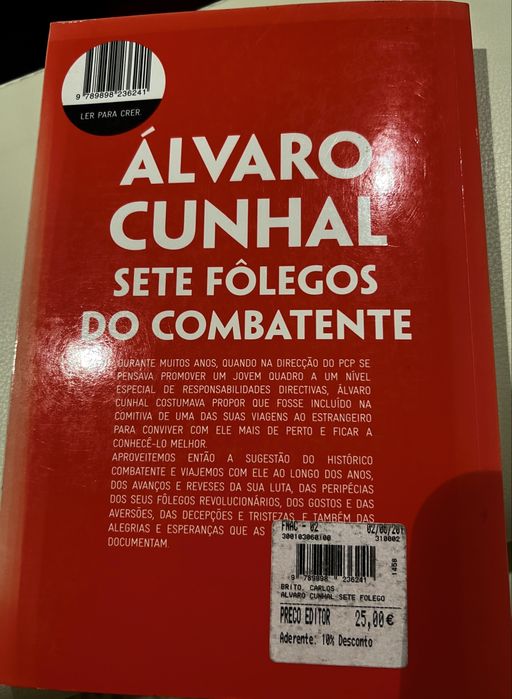 Álvaro Cunhal - Memórias