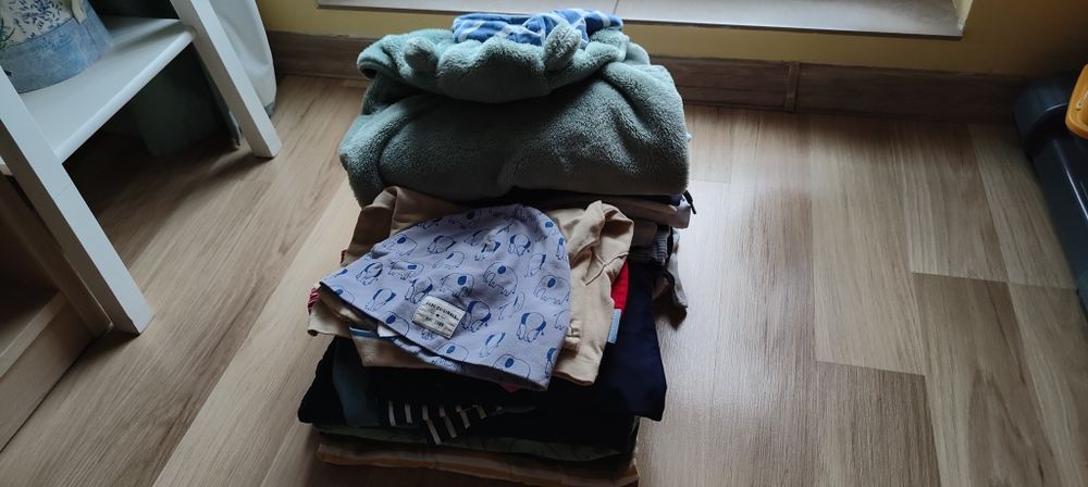 Ubranka dla chłopca rozmiar 86