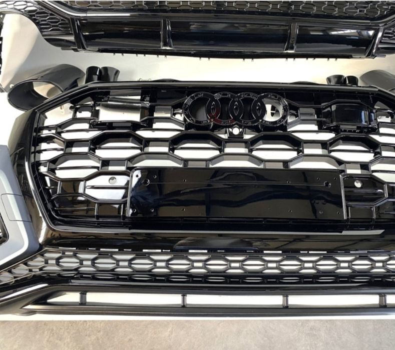 Комплект обвес RSQ8 для Audi Q8 4M 2018-2023 бампер передний задний