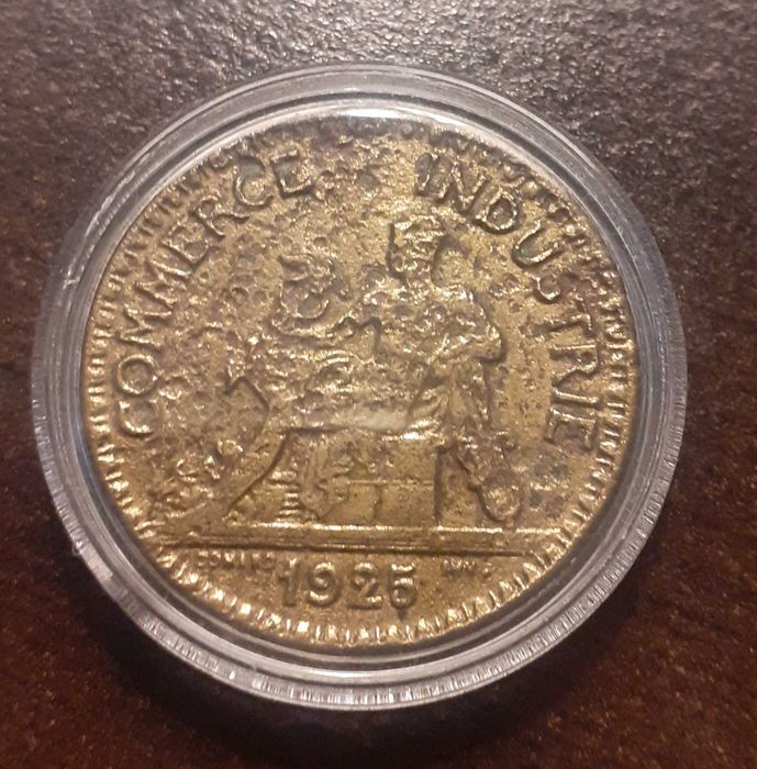 moneta 2 franki z 1925r
